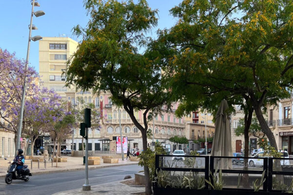 Vista de la calle.